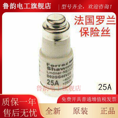 D02GG40V50 50A 400V-250V Ferraz保险丝 熔断器 LINDNER-NEOZED