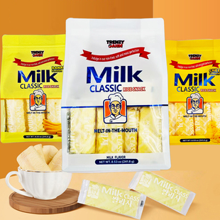 豪一乳饼米饼牛奶香蕉味非油炸出口美日韩同款蛋黄饼干办公室零食