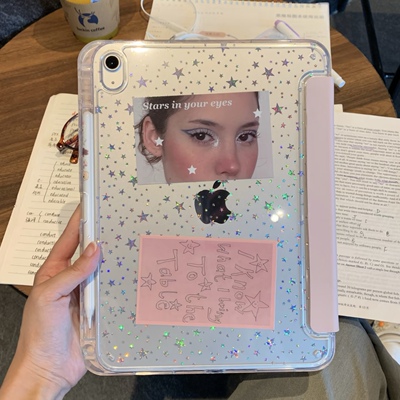 小红书爆款星星3+y适用华为平板保护套matepad11.5s平板壳2025新款air12寸matepadse11亚克力防弯pro11防摔