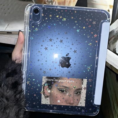 DIY卡纸适用ipad11保护壳ipadpro2026保护套苹果平板air7第6代5/4新款3带笔槽mini6可折叠10代透明8一体化