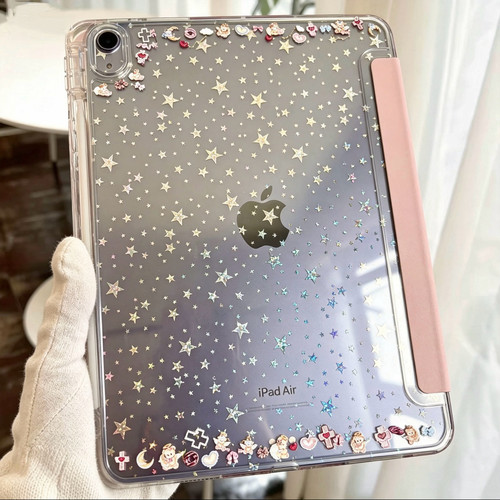 小熊满屏星星适用iPadAir8/7/6保护壳3+y支架iPad11平板保护套Pro11英寸第10代新款2026带笔槽mini7女Air5