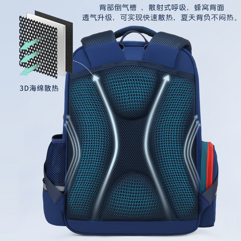 新款书包小学生男女童一二三四到六年级儿童双肩背包减负超轻护脊