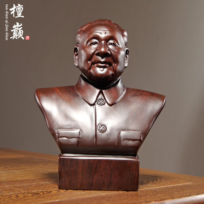 实木雕刻头像客厅商务柜台工艺品