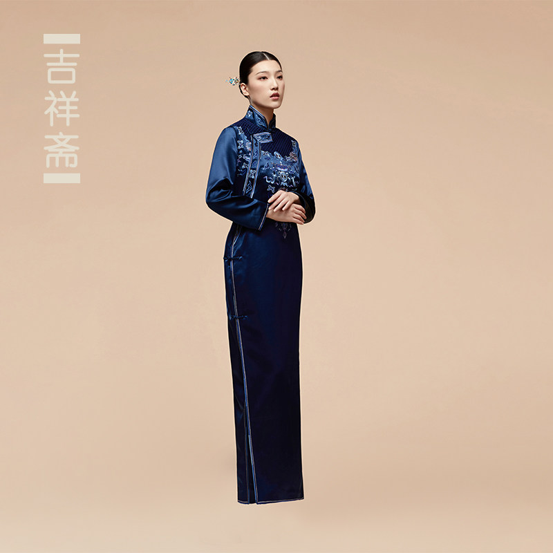 吉祥斋女装春樱坊旗袍复古图片