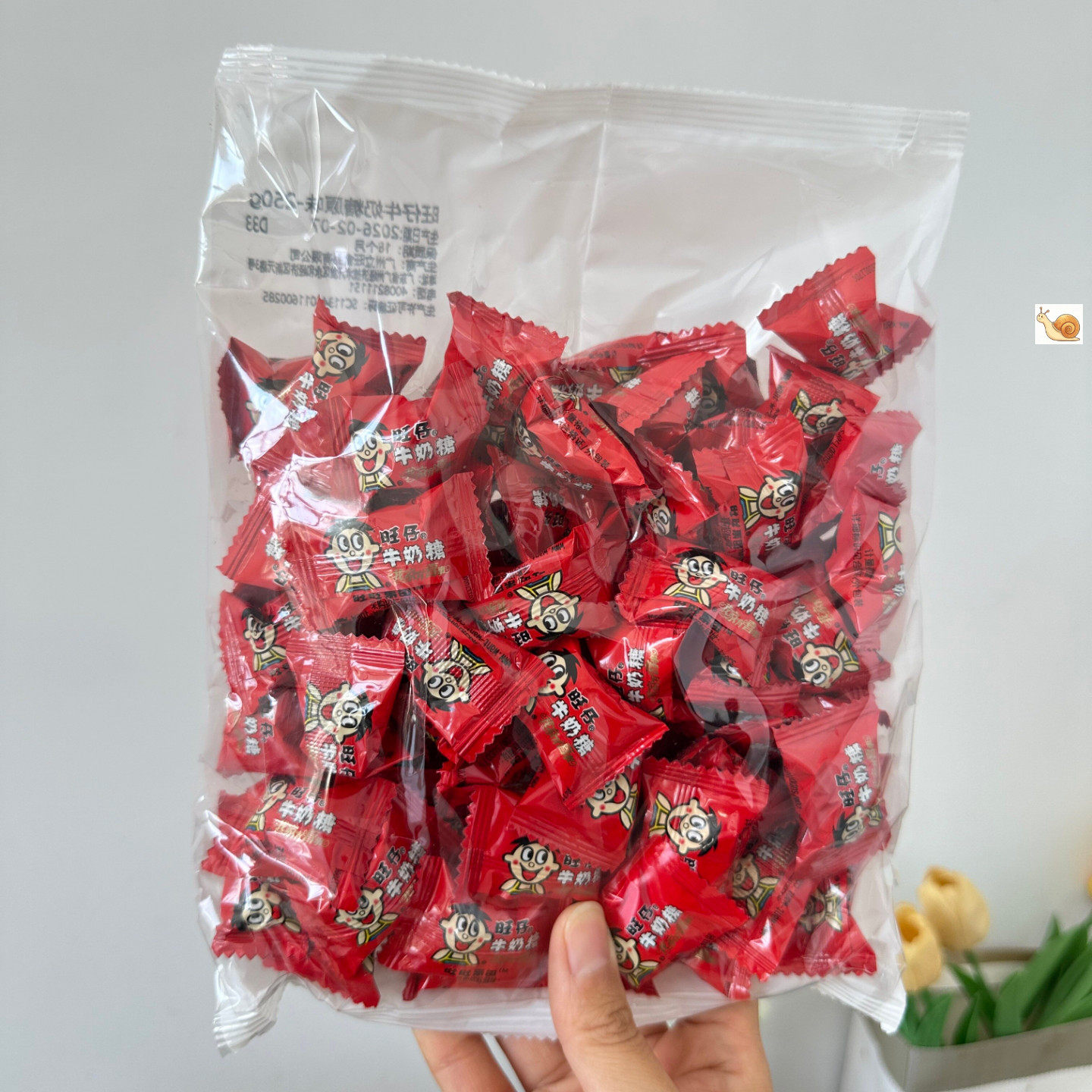 旺仔牛奶糖1000g*3包喜糖