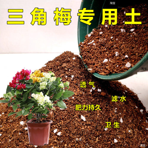 三角梅弱酸性家庭园艺花卉专用土