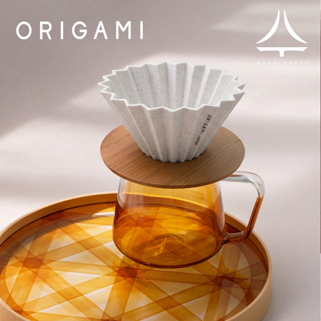 日本ORIGAMI折纸滤杯V60蛋糕滤杯图片