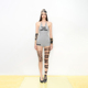 NOLA 吊带上衣 套装 泫雅同款 弹力紧身黄金分割深V连体裤