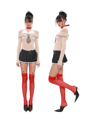 NOLA*GossipGirlUniform衬衫