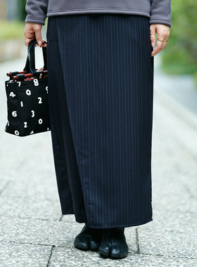 SOU·SOU筒状条纹棉哈伦裤 #44473 2025冬