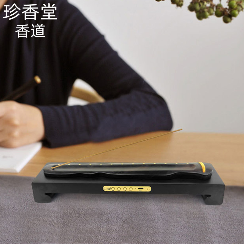 古琴古筝古典音乐机茶楼蓝牙播放器线香插香熏炉音响瑜伽创意礼品