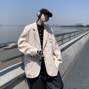 XZ-230-1-22XZ08秋款港风cityboy大码宽松休闲多色小西服P98控118