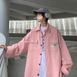XZ-230-1CS216新款大码港风宽松工装休闲长袖衬衫P50控68大货足，男装衬衫，星座230-1