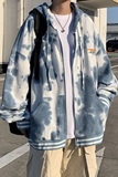 XZ-230-1-22W10港风cityboy宽松水墨扎染渐变休闲夹克开衫P78控98，男装夹克，星座230-1
