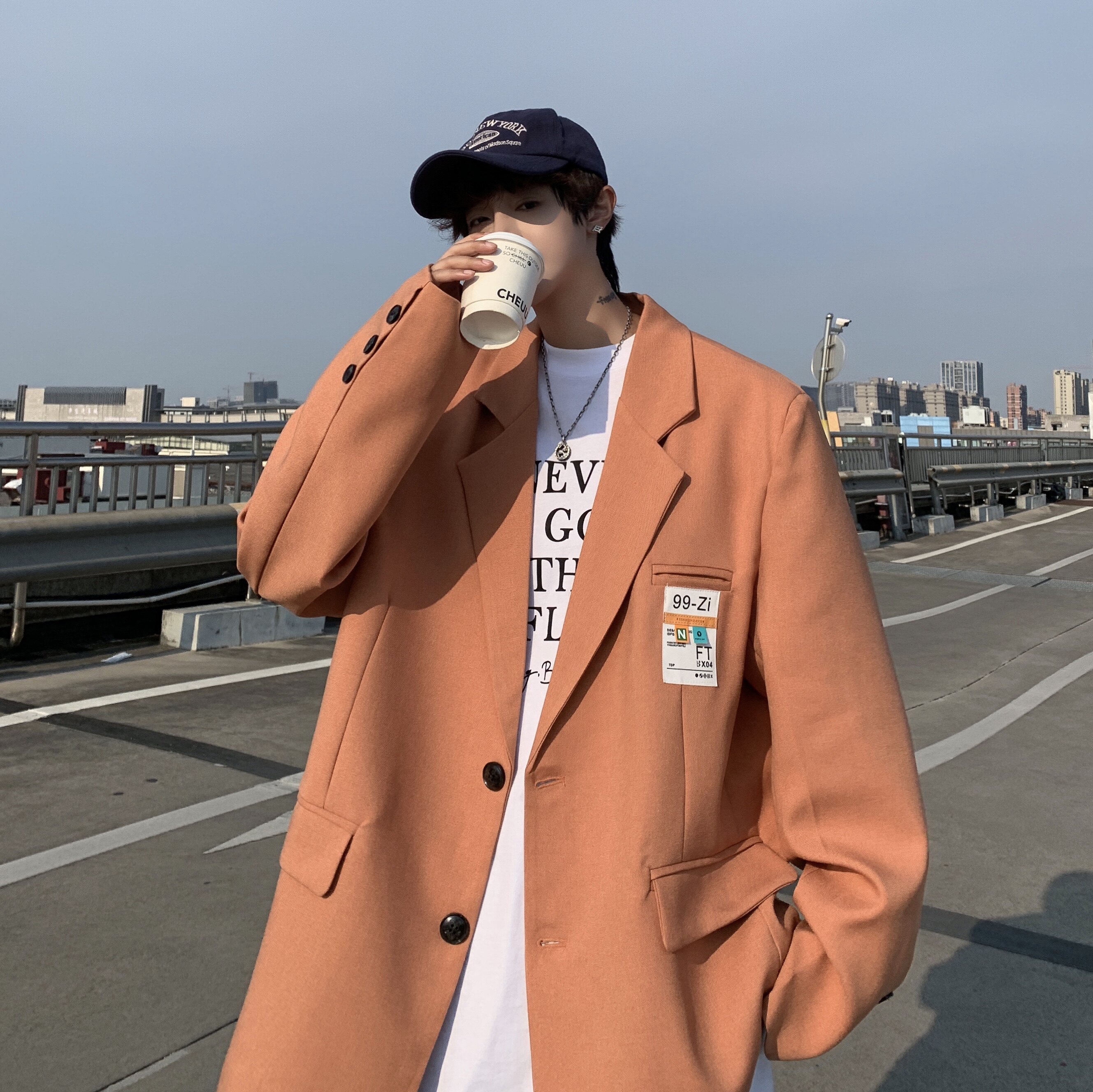XZ-230-1-22XZ08秋款港风cityboy大码宽松休闲多色小西服P98控118,男装西服,星座230-1