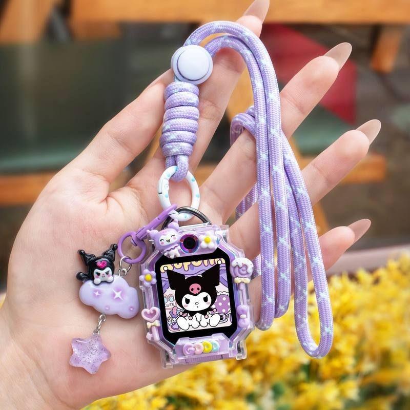 适用小天才电话手表D5/Q3/U5/N5挂绳卡通吊坠挂脖Z10Z9N3U3保护壳