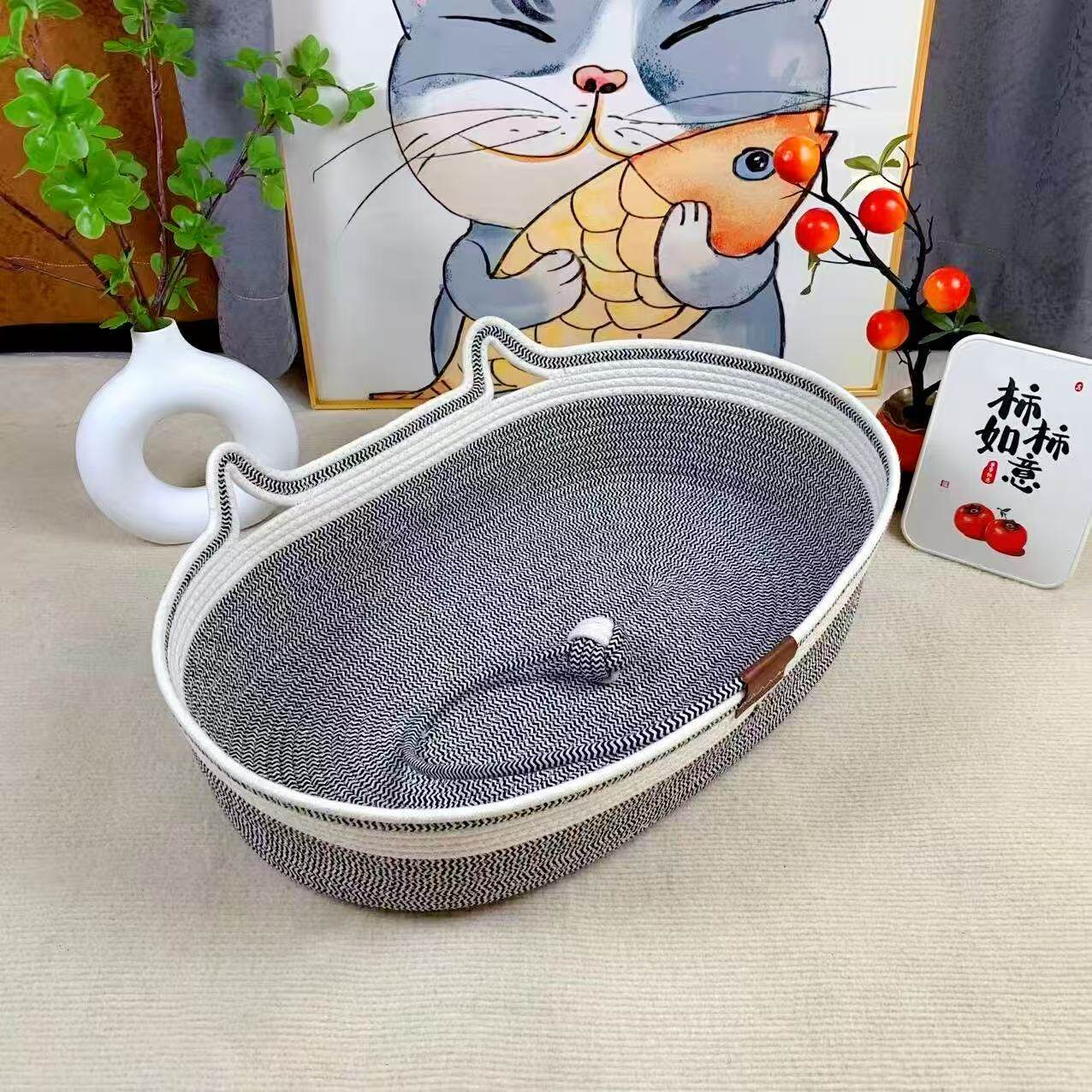 猫窝狗窝四季通用夏季凉席窝宠物窝泰迪比熊博美小型犬窝宠物床