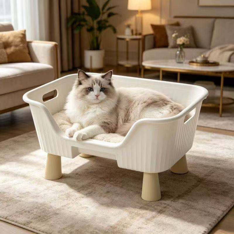 加厚耐脏两用猫窝浴盆防咬立式