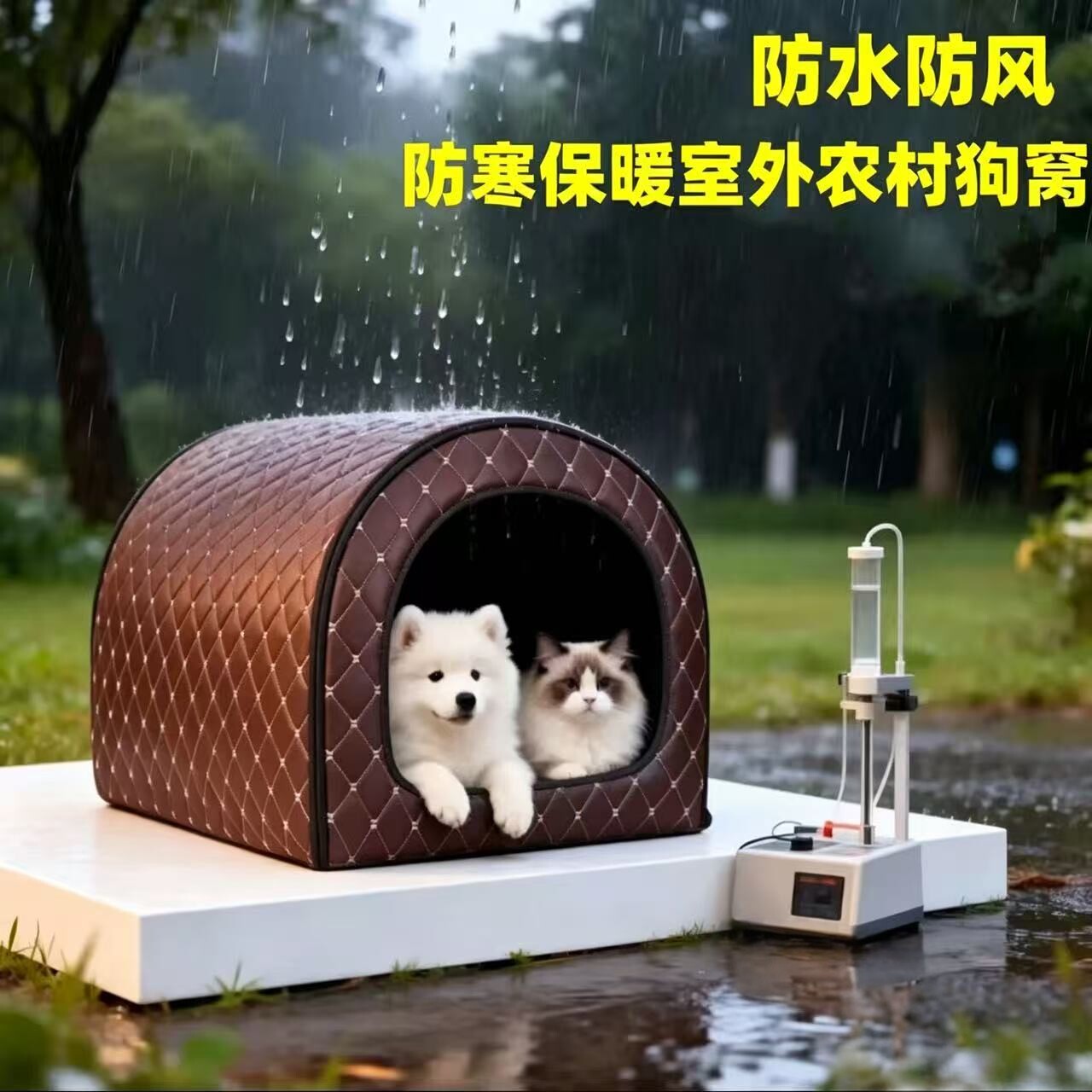 户外防水防风保暖猫窝四季通用