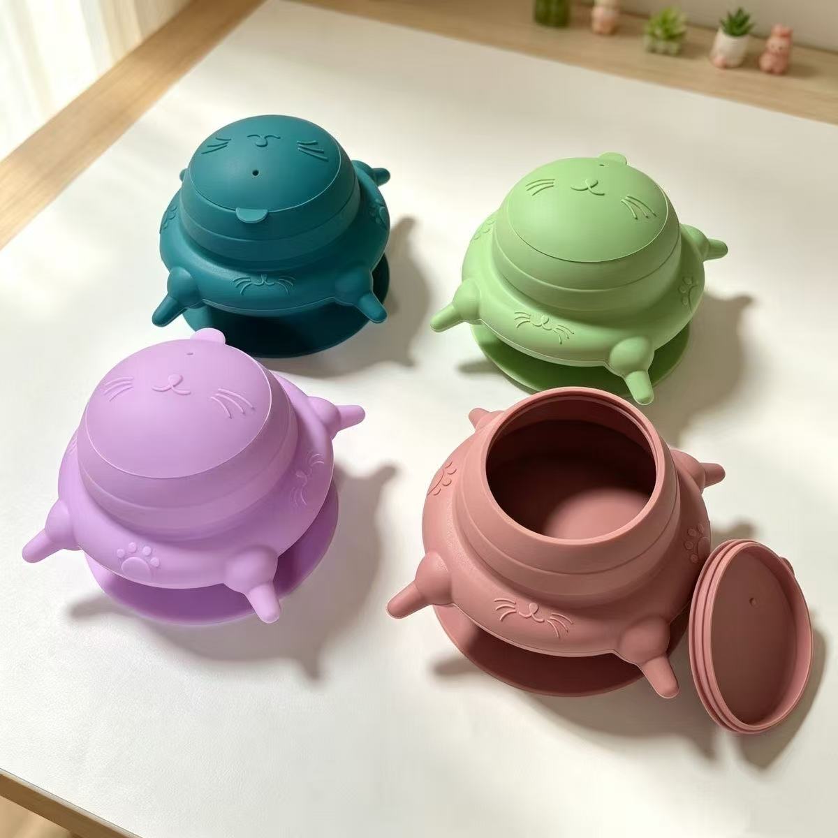 食品级硅胶仿生喂奶器防打翻