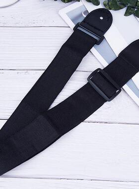 吉他背带民谣普及背带电木吉他肩带黑色背带通用guitar strap定制