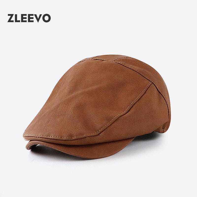 阳冠/ZVO 复古英伦鸭舌帽文艺画家帽子春秋男女贝雷帽百搭休闲