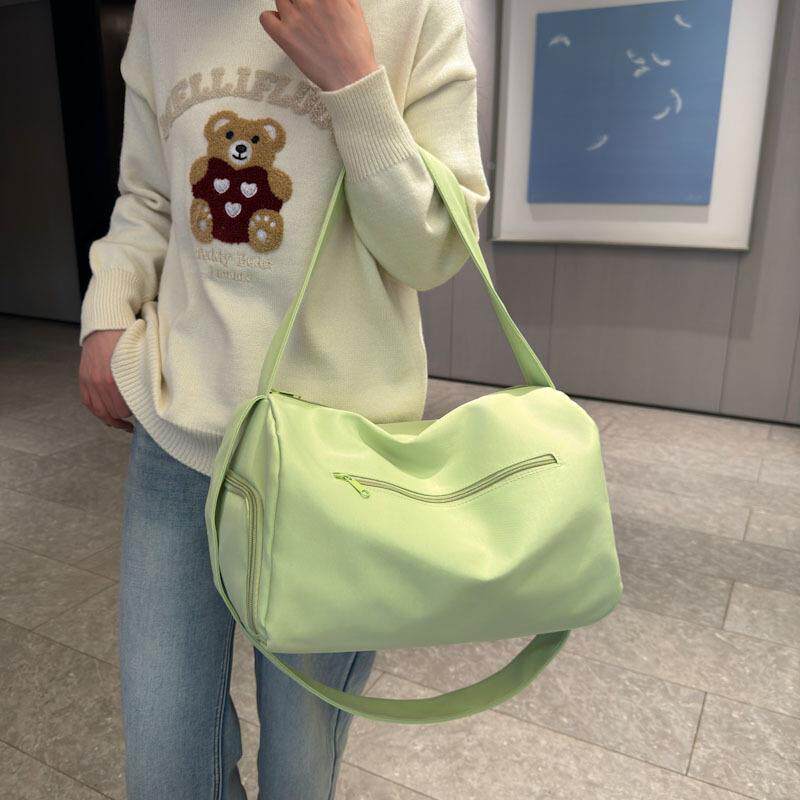 运动瑜伽健身包女短途轻便旅行包大容量收纳斜跨背包男网红旅游包