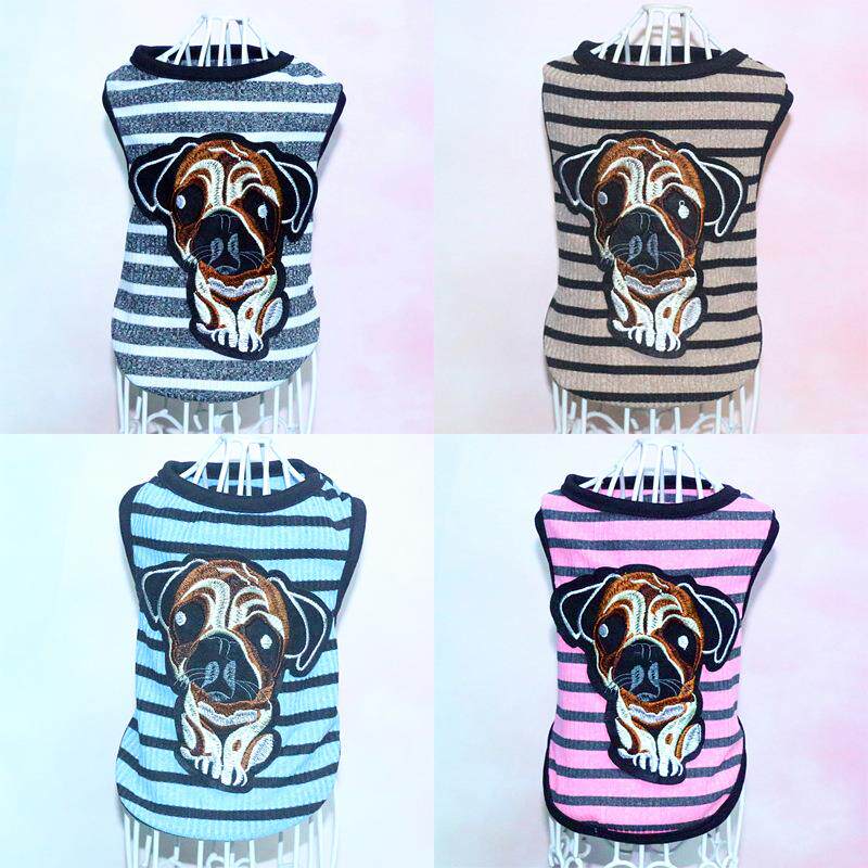 狗狗衣服小型犬泰迪比熊夏装博美小狗宠物猫咪薄款背心幼犬夏天秋