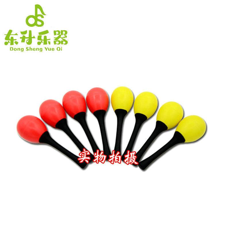 供应小沙锤 奥尔夫打击乐器 塑料鸡蛋砂锤 塑料小砂锤定制