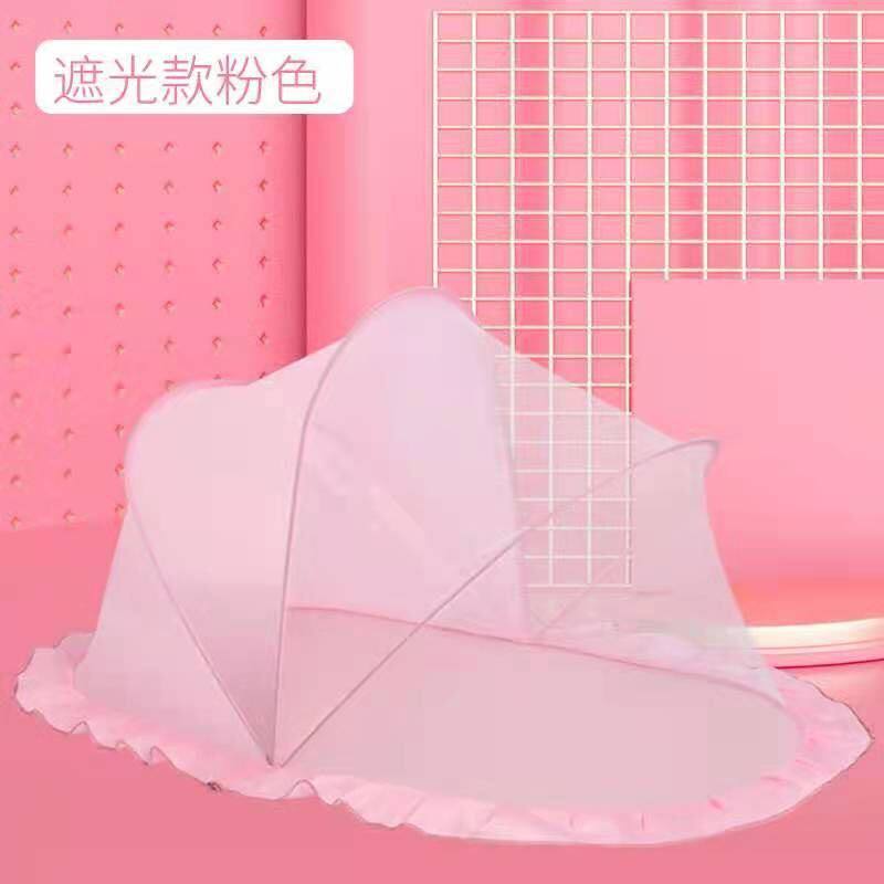 婴儿蚊帐宝宝床全罩式防蚊防晒罩儿童可折叠无底蚊帐便携式