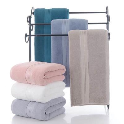 厂家直供160x80cm家用纯棉浴巾 加厚柔软吸水酒店浴巾 礼品
