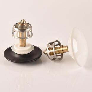 直供 洗脸盆洗手池台盆漏水塞子定制 陶瓷面盆下水器弹跳芯按压式