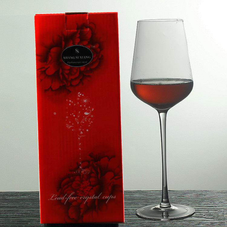 厂家红酒杯套装 精品水晶杯高脚杯 高档手工红酒杯 单只礼盒定制