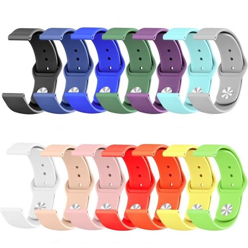 适用Galaxy watch5/4反扣硅胶表带S2/S3/S4/active1/2