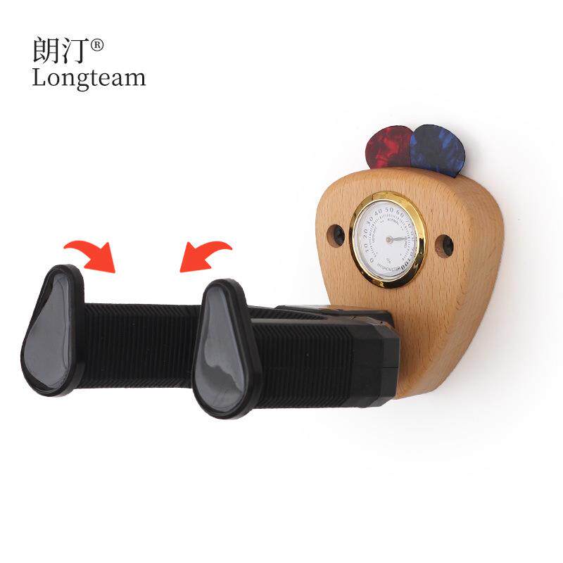 可测湿度吉他吊架民谣电吉他墙壁重力锁挂钩尤克里里乐器上墙支架