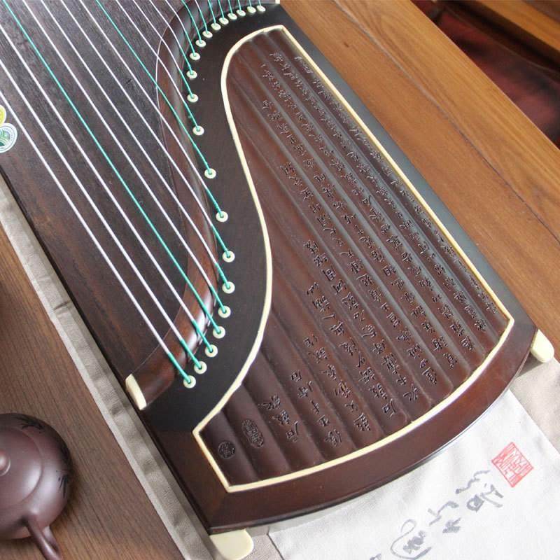 厂家老楠木古筝实木初学专业考级演奏筝 笺书载史