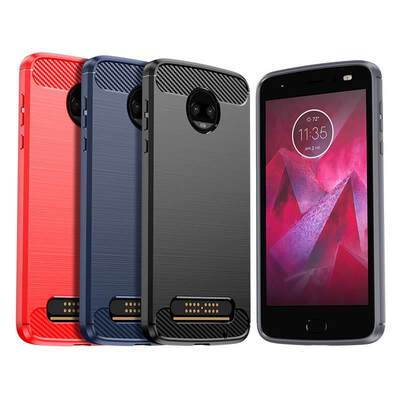 适用Moto Z2/Z2Force手机壳摩托罗拉Z2Play拉丝保护套硅胶TPU软壳