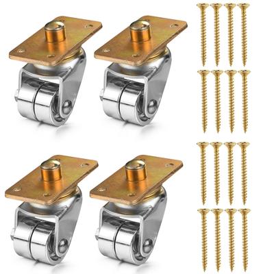 立式钢琴铁脚轮钢琴金属脚轮 银色 Piano Casters定制