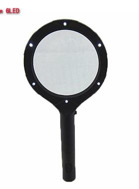 直供黑色银色可选3X90MM 6LED灯手持直柄照明放大镜定制