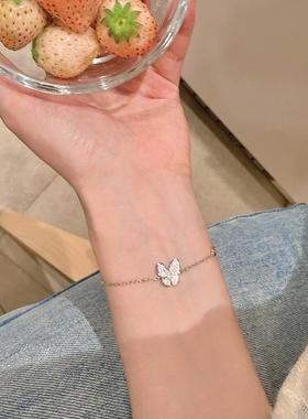 夏致蝴蝶手链女高级感轻奢ins小众设计2027年新款闺蜜手饰品定制