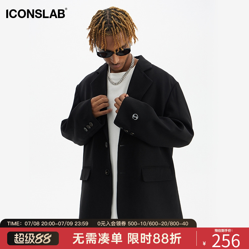 阔肩高街小西服男女同款