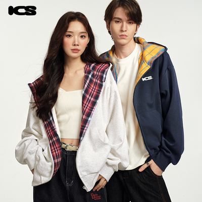 柔暖舒适面料拼接格纹里布设计