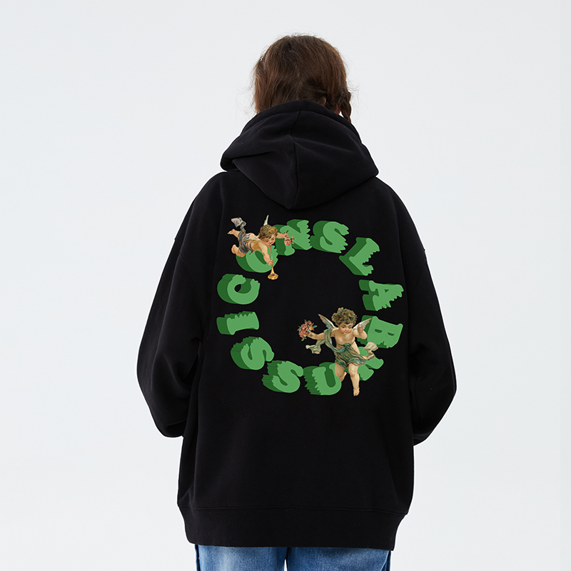 【林俊毅同款】ICONSLAB联名SSUR PLUS 星圈和平天使帽衫情侣卫衣