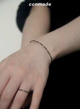 [预售]DragonSilverball复古银珠编织戒指纯银手链手绳soohee同款