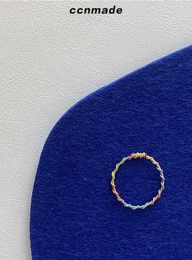 【预售】CCNMADE｜Gookhwa菊花RING(螺旋纹款) karina同款IU戒指