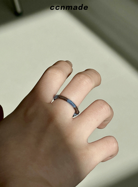 [预售]CCNMADE｜LETTER RINGⅠ纯手工编织 情侣友情复古戒指