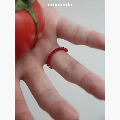 【预售】CCNMADE｜Crystal DongGool Ring水晶戒指 原石纯银配饰