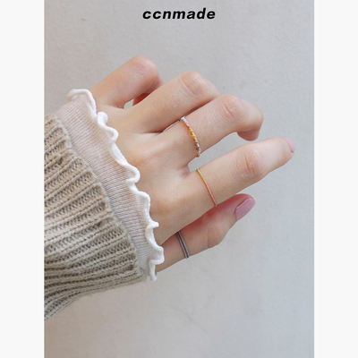 [预售]CCNMADE｜CANDY RING编织银戒指 尹恩惠同款 原创设计