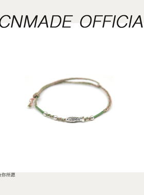 [现货]CCNMADE｜As you want手绳韩国原创设计925纯银编织鱼手链
