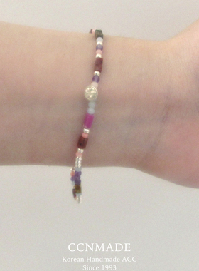 [预售]KINGSTONE URETHANE韩国原创925纯银崔秀彬/RIIZE同款手链